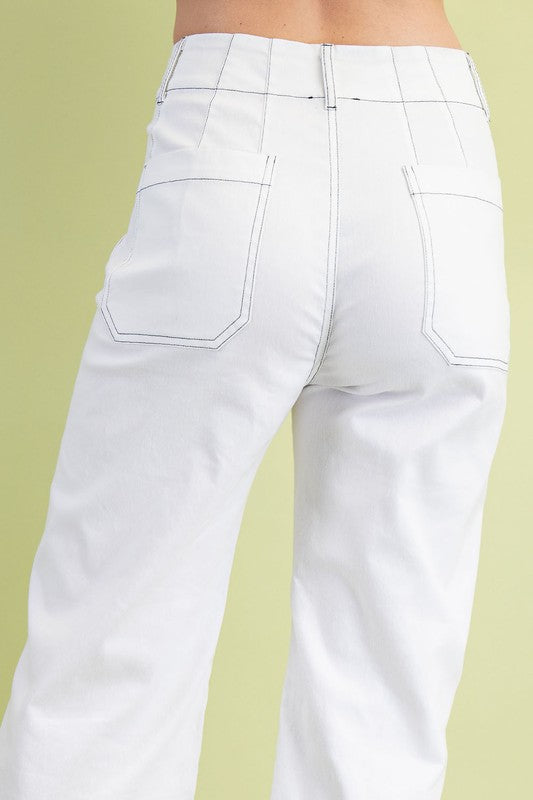 ANKLE STITCH PANTS