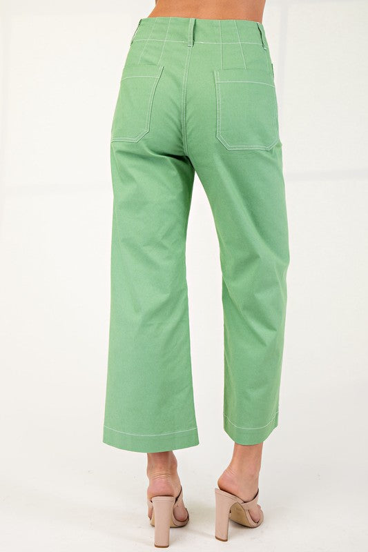 ANKLE STITCH PANTS