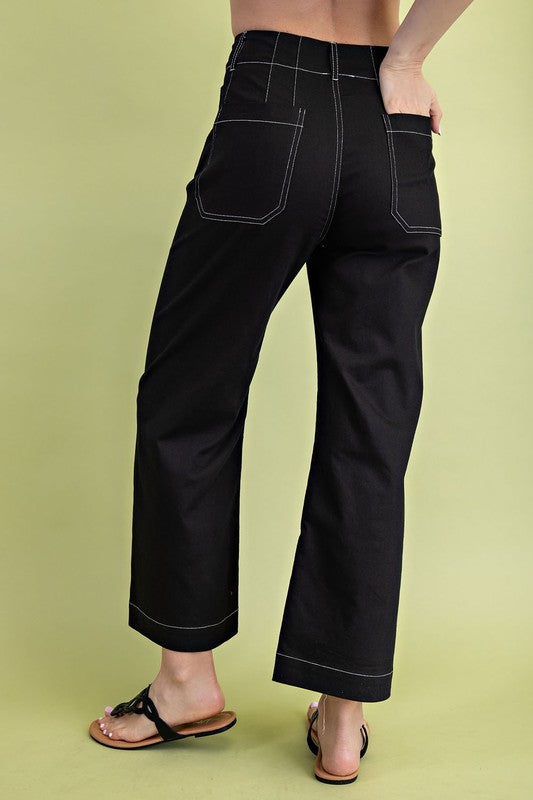 ANKLE STITCH PANTS