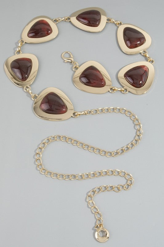 OJO DE TIGRE CHAIN BELT