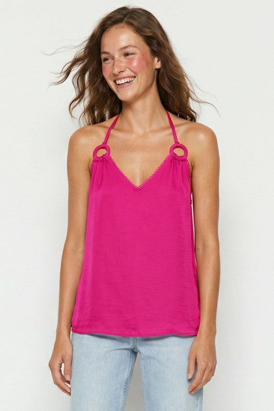 RING HALTER TOP