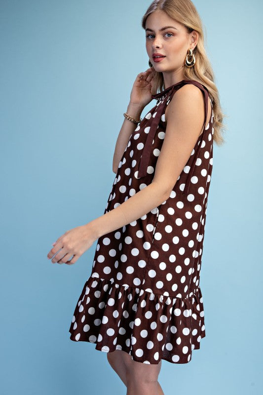CARIE HALTER DRESS