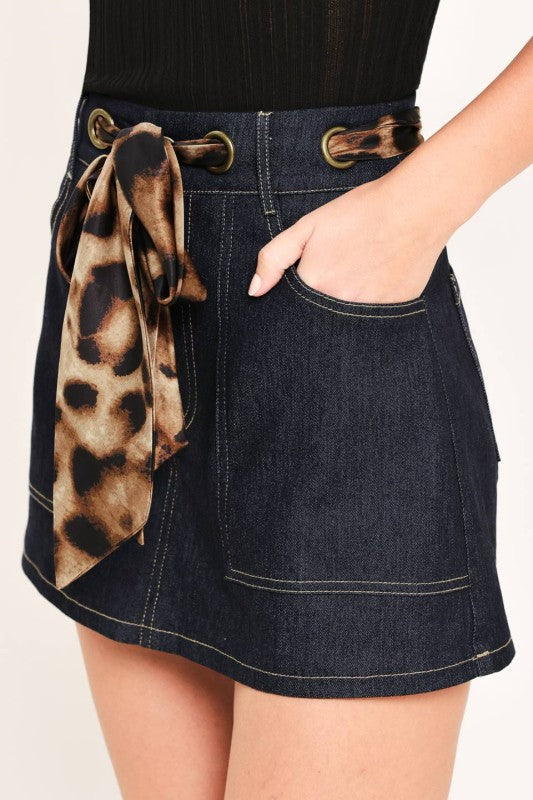 SCARF SKORT SHORT