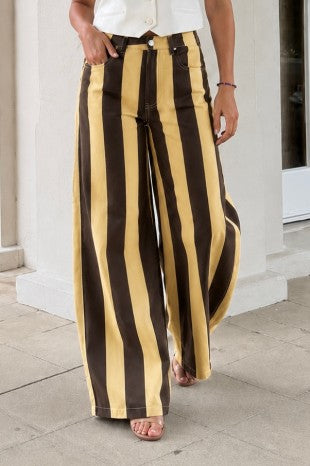 COLOR BLOCK JEANS
