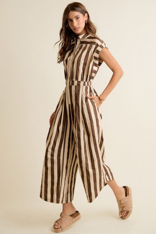 STRIPE JUMPSUIT