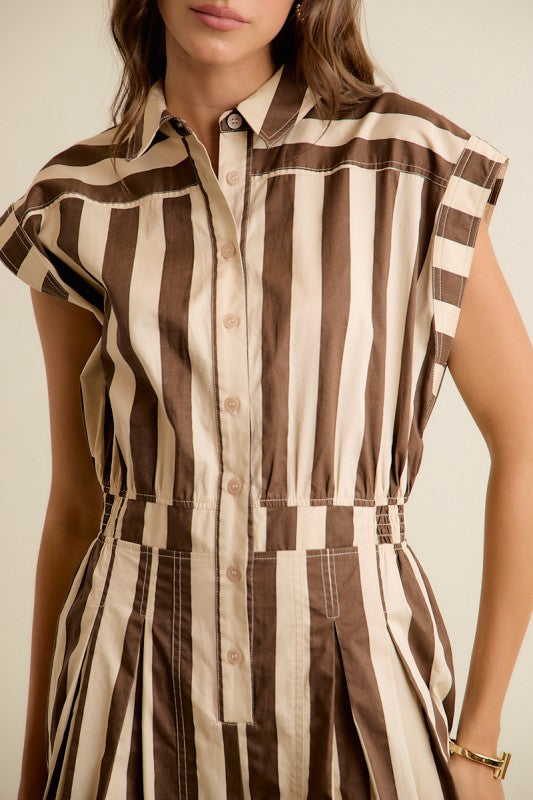 STRIPE JUMPSUIT
