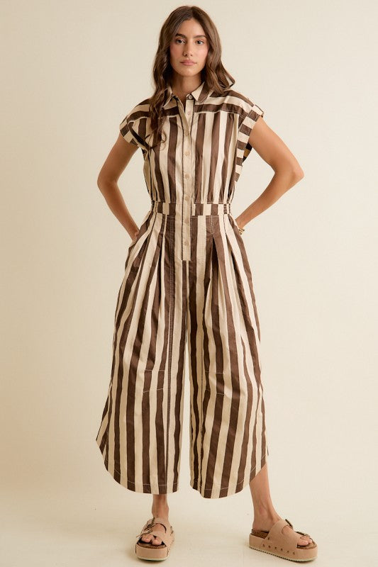 STRIPE JUMPSUIT