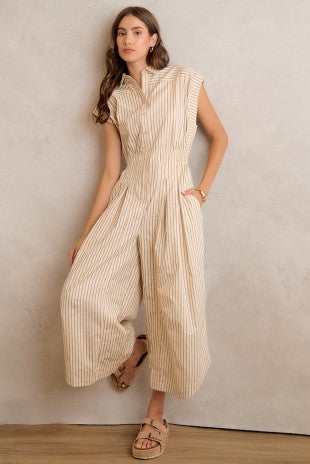STRIPE JUMPSUIT