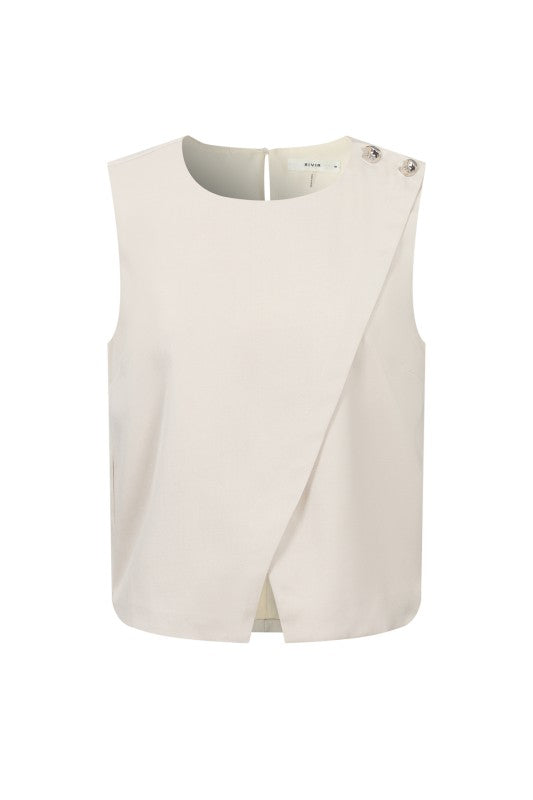 CROSS CROP TOP