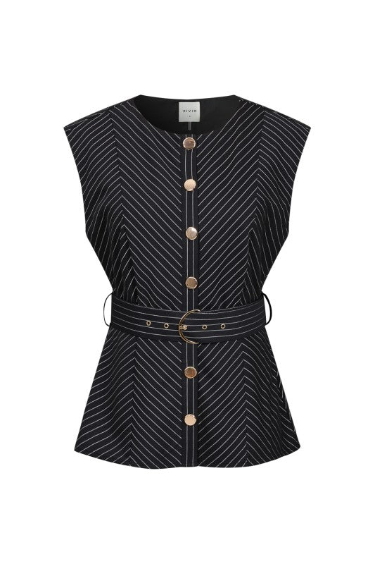 HERRINGEBONE BELT TOP