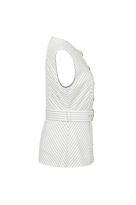 HERRINGEBONE BELT TOP