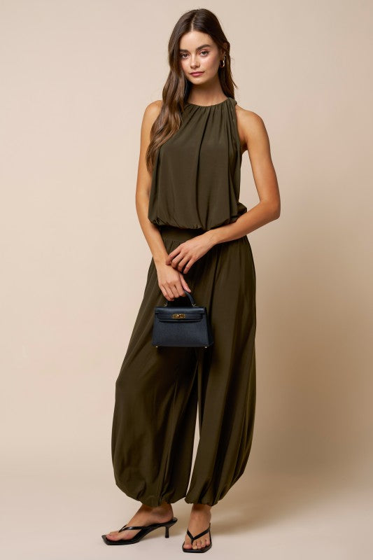 ALI BALLOON HEM PANT SET