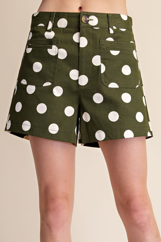 POLKA STRETCH SHORTS