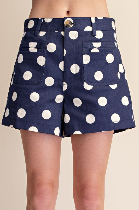 POLKA STRETCH SHORTS