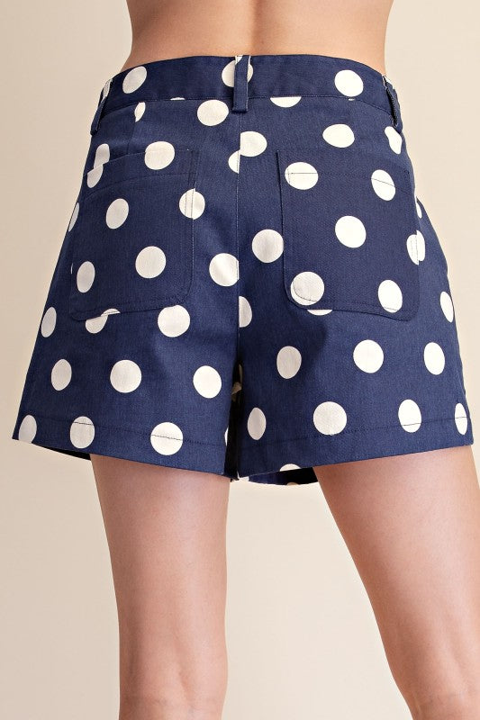 POLKA STRETCH SHORTS