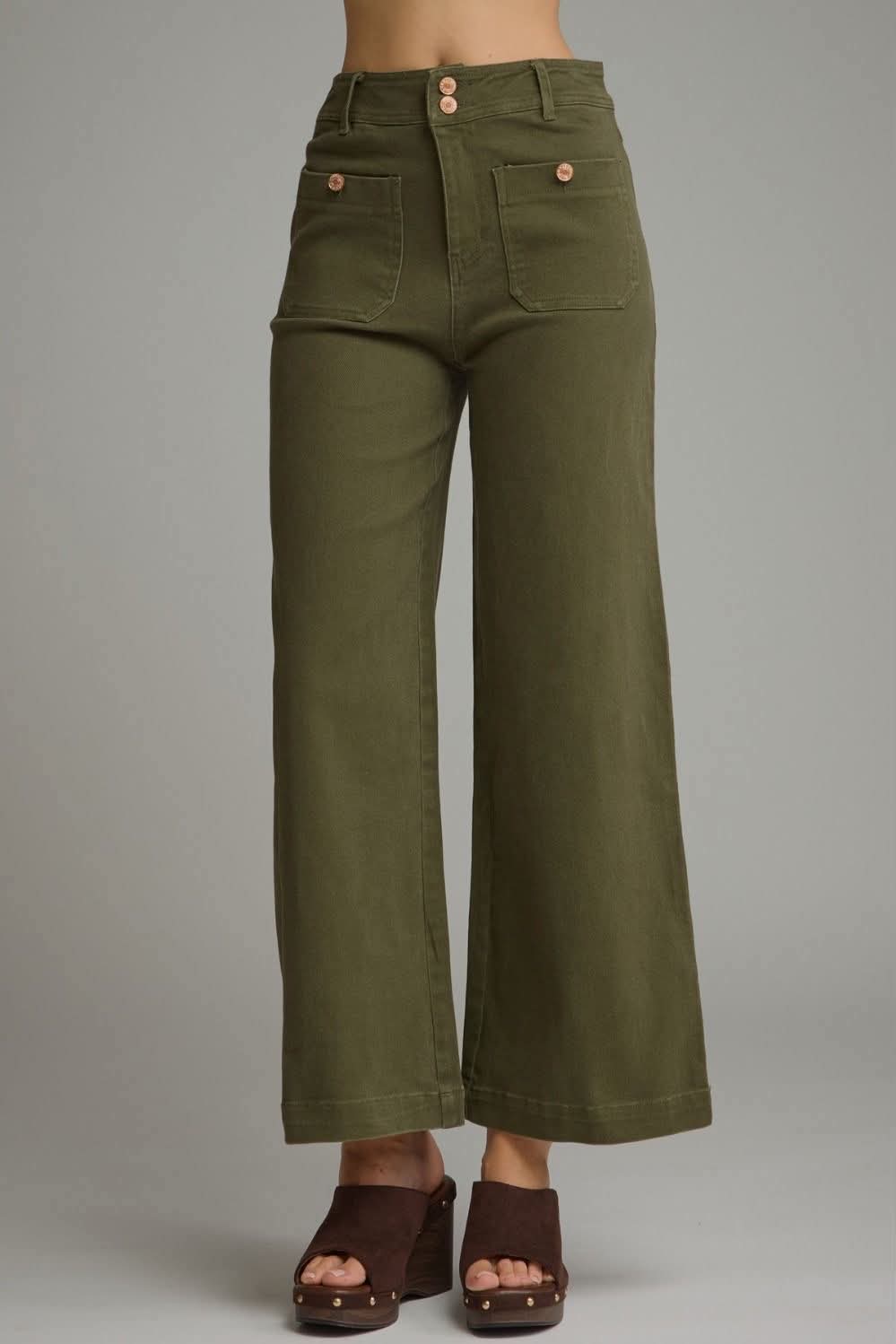 OLIVE PANTS