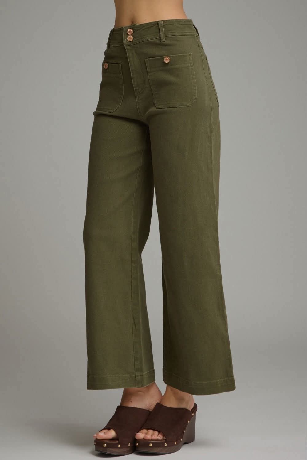 OLIVE PANTS