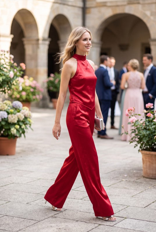 CRIMSON PANT SET