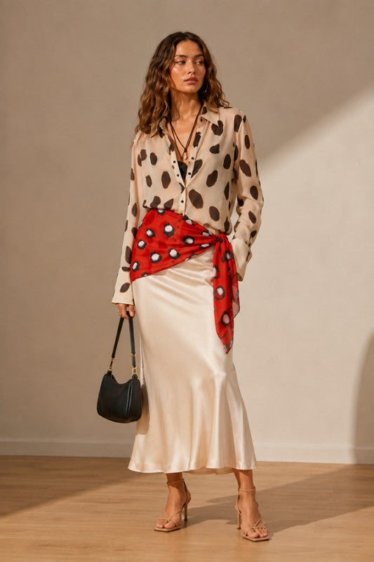SAFARI SHEER TOP