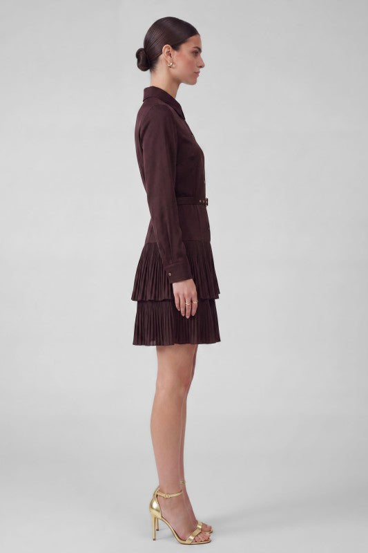 SHIRT PLEATED DRESS