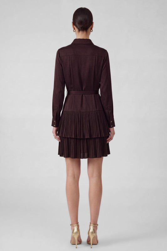 SHIRT PLEATED DRESS