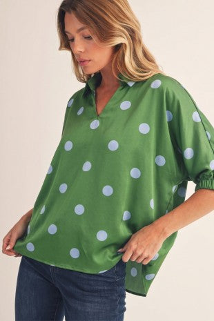 DOT OVERSIZED TOP